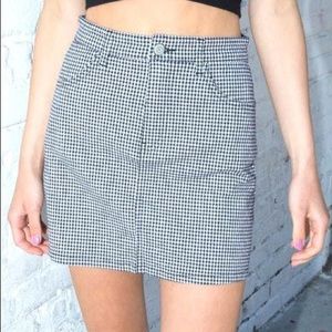 John Galt gingham mini skirt from Brandy Melville